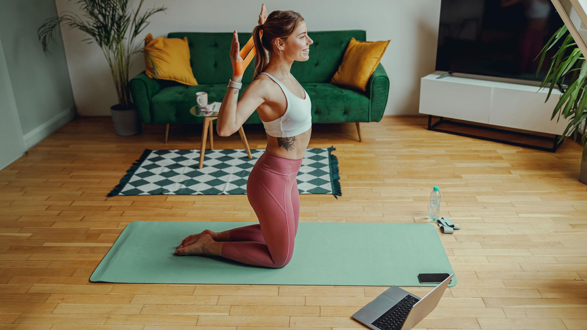 Smart Mat for Yoga is a good gadget for fitness freaks.